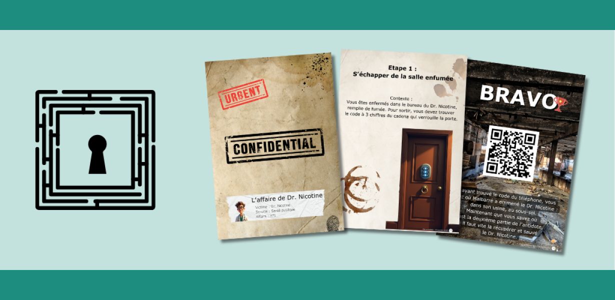 Escape game "Opération sevrage : La quête du souffle pur"
